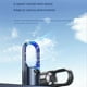 thumbnail image 5 of Escritorio para el Hogar Turbo Ventilador EléCtrico Sin Aspas Recargable por USB Silencioso Mini Ventilador PortáTil de RefrigeracióN por Aire Viento de 6 Velocidades 2000MAh A, 5 of 10