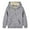 Grey, variant on Sherpa-Lined Hooded Pullover Jacket â Warm Winter Outerwear for Big Kids Boys & Girls, Thick Lamb Wool Casual Zip-Up Coat