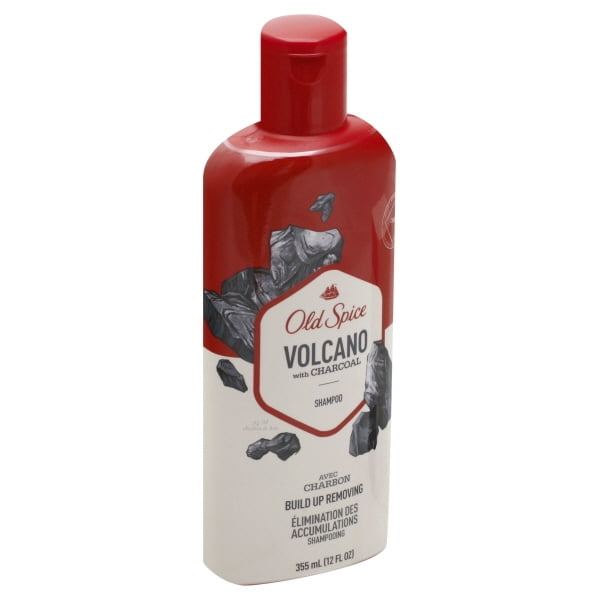 Old Spice Men's Shampoo Volcano with Charcoal 12 Ounce (355ml)