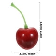 thumbnail image 2 of HAMPPLIES 20Pcs Realistic Fruit Photo Props Cherry Shaped Decor for Party Decoration and Photography, 2 of 8