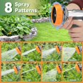 thumbnail image 4 of Boquilla para manguera de jardín Hmil-U Heavy Duty Metal, 8 patrones de rociado, 4 of 6