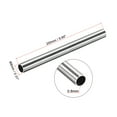 thumbnail image 2 of Uxcell 8mm OD 0.6mm Wall Thick 250mm Length 304 Stainless Steel Tube 2 Pcs, 2 of 5