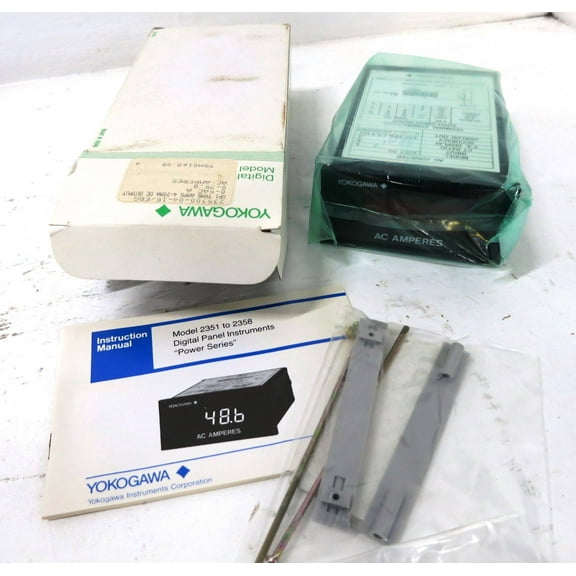 NEW Yokogawa 235300-04-15/EBG Digital AC Ammeter Meter Display 2353-00 5A 75:1