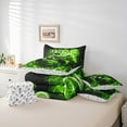 thumbnail image 6 of Castle Fairy Boys Gradient Gamer 7-Piece Twin Bedding Sets,Video Game Bedding Comforter Set,Black Green Breathable Sheet Sets,Lightweight Room Decor, 6 of 8
