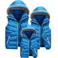 thumbnail image 2 of AAMILIFE Gilet Garçon en Coton à Capuche Sans Manches Gilet pour Enfants Veste Manteau, 2 of 6