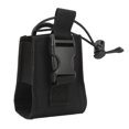 thumbnail image 4 of Soporte de la bolsa de radio de walkie - talkie nylon bolsa de walkie - talkie bolsa de deportes al aire libre bolsa negra, 4 of 10
