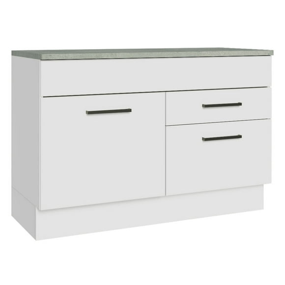 Gabinete Bajo Bufetera Madesa Agata 120cm Con Encimera BB 01