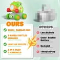 thumbnail image 2 of JoyStone Automatic Bubble Machine Toys for Toddlers, Push & Handheld Bubble Lawn Mower with Lights, Rechargeable Bubble Blower Toy for Kids Ages 3–6, Green, 2 of 13