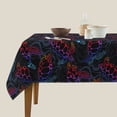 thumbnail image 3 of Wukai Sea Turtle Waterproof Tablecloth for Kitchen Dining, Fits Square Tables for 2-4 Seats -54"x54", 3 of 7
