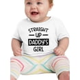thumbnail image 1 of Straight Up Daddy's Girl T-Shirt Infant -Smartprints Designs,  24 Months, 1 of 4