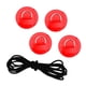 thumbnail image 4 of 4 piezas de acero inoxidable D Pad PVC Patch Boot Deck Black ElasticBungee Rope rojo Sharpla Kit de aparejo de cubierta, 4 of 7