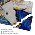 thumbnail image 3 of Naloa Starry White Horse Custom Puzzles Personalized Puzzle 1000 Pieces from Photo Custom Jigsaw Puzzle for Wedding, Graduation, (29.5×19.7in, Vertical), 3 of 9