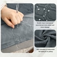 thumbnail image 6 of Topchances 2Pcs Stretch Patio Cushion Covers, Waterproof Outdoor Cushion Cover Replacement for Patio Furniture Protector (Dark Grey), 6 of 10