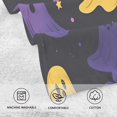 thumbnail image 5 of Yayeee 2 Pack Hand Towels for Bathroom 100% Cotton 16" x 28" Soft Absorbent Kitchen Towel, Halloween Colorful Ghosts, 5 of 7