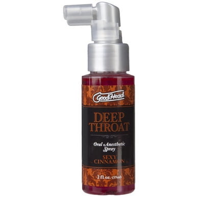 GoodHead Deep Throat Spray - Sexy Cinnamon (Best Position For Deep Throat)