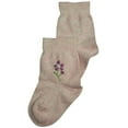 thumbnail image 3 of Tic Tac Toe Girls Ankle Sock 31860-XX-Small (heathered pink flower), 3 of 3