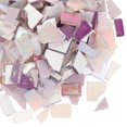 thumbnail image 3 of Decorative Glass Pieces 1 Bag for Craft DIY Home Decor Project Irregular Purple Highly Polished Finish, 3 of 4