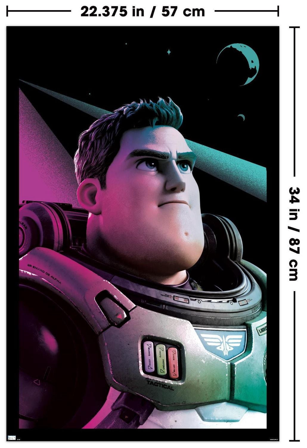 Disney Pixar Lightyear - Buzz Wall Poster, 22.375" x 34"