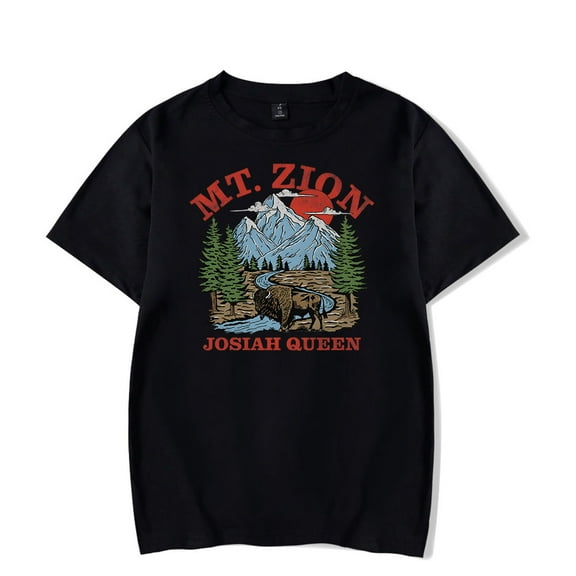 Josiah Queen Mt. Zion Tee Women Men Crewneck Short Sleeve Casual Trendy T-shirt
