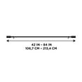thumbnail image 5 of Mainstays Adjustable Window Curtain Rod, 42" to 84", 5 of 5