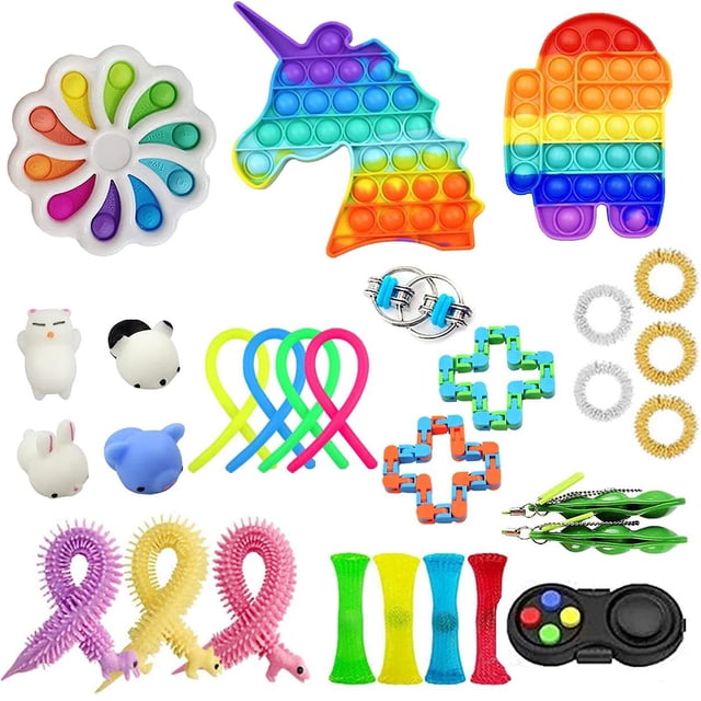 Juguete sensorial Push Bubble Fidget para aliviar el estrés del autismo