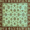 thumbnail image 1 of Ahgly Company Indoor Square Oriental Light Blue Traditional Area Rugs, 8' Square, 1 of 4