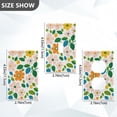 thumbnail image 7 of Yayeee Duplex Wall Plate 1-Gang 4.5"x2.7" Home Receptacle Light Switch Decorative Outlet Cover, Retro Orange Floral, 7 of 7