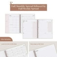 thumbnail image 6 of Rileys & Co Planner 2024-2025 Academic Year, 18-Month Floating Weekly Planner - Modern Weekly & Monthly Agenda Planner (8.5 x 11 inch, Beige), 6 of 7