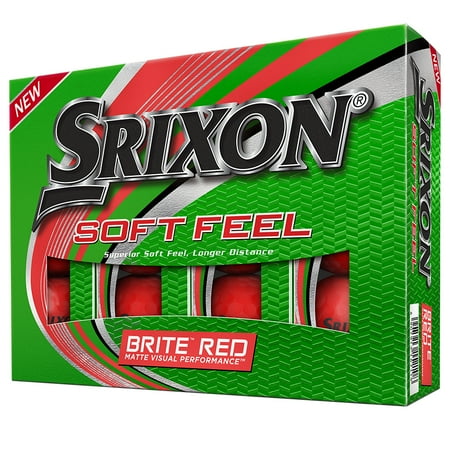 UPC: 4907913237393 | Srixon Soft Feel Brite Red Golf Ball Dozen