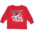 thumbnail image 3 of Inktastic Out of This World Big Sister Astronaut in Space Girls Long Sleeve Toddler T-Shirt, 3 of 5