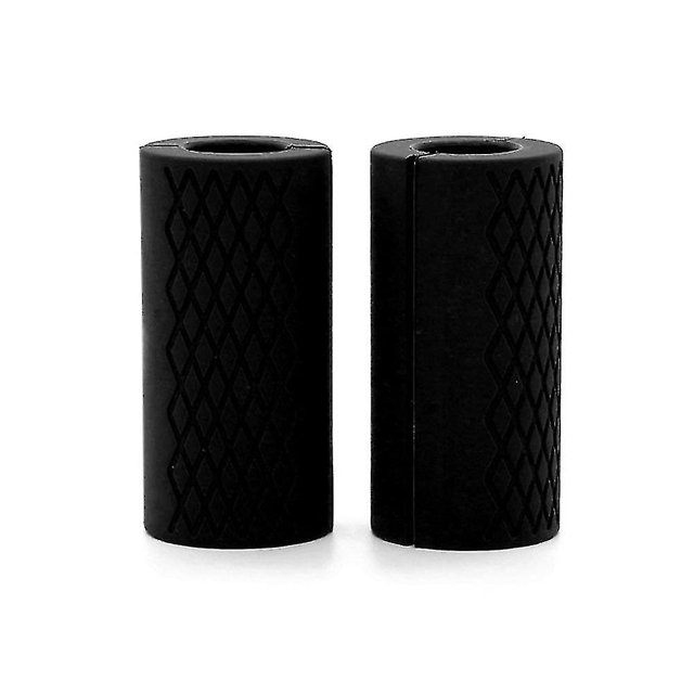 Sl 2 Piezas Empuñaduras con Mancuernas Empuñaduras con Barra Adaptador de Barra Gruesa Empuñaduras de Grasa Empuñaduras de Barra de Pesas Empuñaduras de Barra de Levantamiento de P