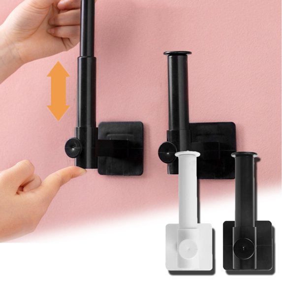 Vnanda 2Packs Storage Hanger Multi-use Adjustable ABS Kitchen Drainage Design Organizer Hanger for Home