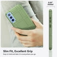 thumbnail image 4 of Dteck for Samsung S21 FE Case, Military Grade Shockproof Galaxy S21 FE Case, Heavy Duty Drop Protective Samsung Galaxy S21 FE Phone Case, Anti-Scratch Tough Slim TPU Bumper Phone Cover-Black,Green, 4 of 7