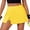 Yellow, variant on Pinspark Golf Skirts for Women High Waisted Tennis Skort Lightweight Activewear Skorts with Pockets Built-in Shorts 16" Pickleball Skirt