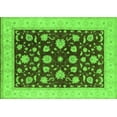 thumbnail image 1 of Ahgly Company Indoor Rectangle Oriental Green Industrial Area Rugs, 6' x 9', 1 of 4