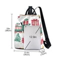 thumbnail image 3 of FORMRS Women's Travel Backpack Purse Anti-theft Hidden Pockets Casual Shoulder Bag, Christmas Train, 3 of 7