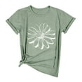 thumbnail image 5 of Women Flower Graphic Printed T-Shirt,S, 5 of 9