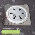 thumbnail image 6 of JANDEL Hair Catcher Switchable Anti-blocking Drain Covers Shower Stall Drain Protector for Bathroom Bathtub Kitchen Gray, 6 of 10