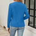 thumbnail image 5 of ZHOGXU Women's Coat Long Sleeve Open Front Solid Color Comfortable Slim Fit Jacket For Casual Daily Wear Bu2 L, 5 of 5