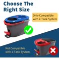 thumbnail image 2 of wqlpp-2 Pack Spin Mop Head Refill for Vileda Mop Head, Mop Head Replacement for 2 Tank System, 2 of 4