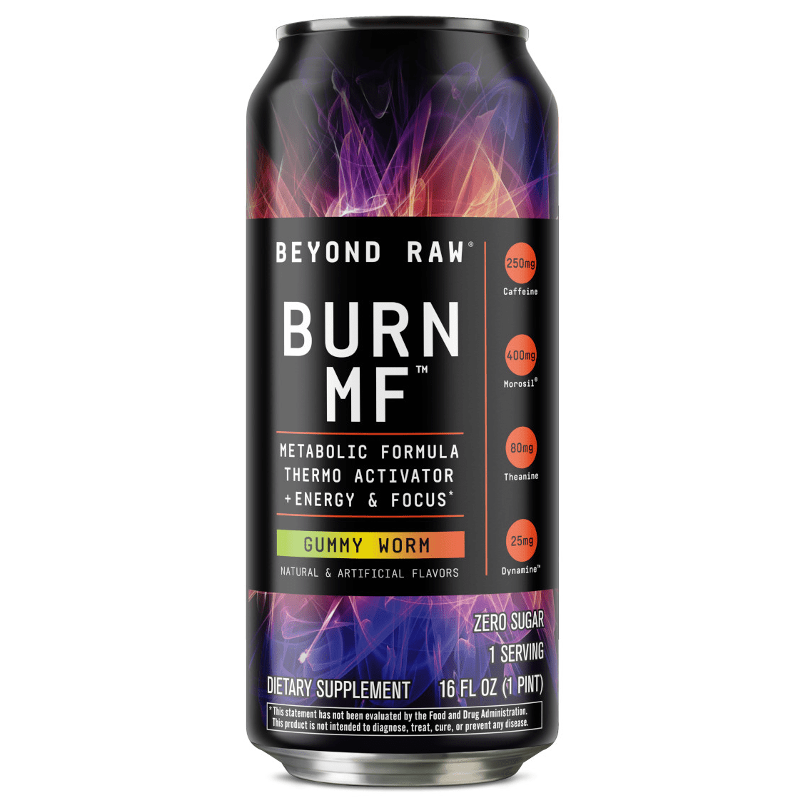 Beyond Raw® BURN MF™ Metabolic Activator Energy Drink, Gummy Worm, 16