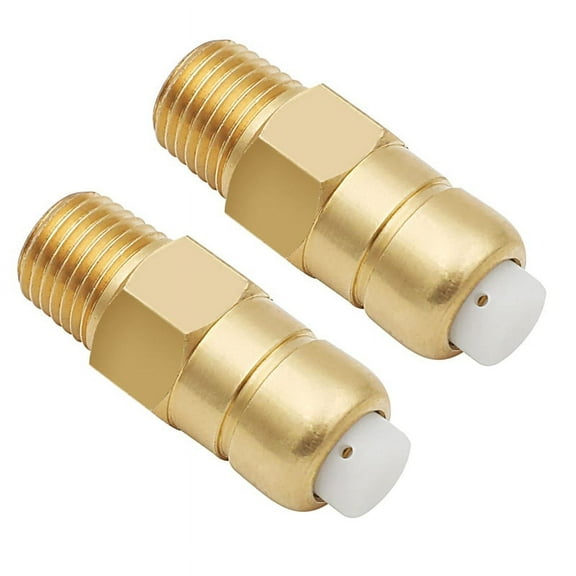2 Pieces Thermal Release Valve for Pressure Washer Pump, 1/4 Inch NPT Thermal Relief Valve, Replacement Pump Protector