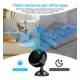 thumbnail image 5 of Mini Camara De Seguridad Wifi Hd Recargable Vision Nocturna Color Negro Hotu, 5 of 8