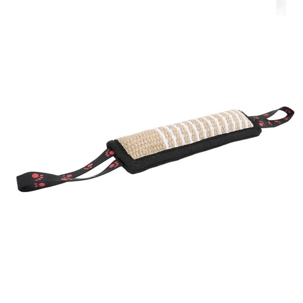Almohada Para Mordeduras De , Mejora La Salud De Los Dientes Y Las Encías, Almohada De Yute Para Morder, Juguete De Entrenamiento Eficaz Para Perros Con Asas