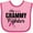 Pink and Fuchsia, variant on Inktastic Breast Cancer Awareness My Grammy is a Fighter Boys or Girls Baby Bib