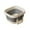 #3 Gray【1x Foot Bath Bucket】, variant on KTFgvq Portable Folding Tub, Insulated Soaking Basin, Deep Calf Wash Bucket for Home Use, Brown