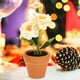 thumbnail image 2 of KAKOWELY 2 plantas artificiales en maceta para casa, modelo de bonsái pequeño, decoración de maceta en miniatura, 2 of 5