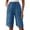 w93# Blue396, variant on Womens Linen Pants Knee Length Solid Color Wide Leg Casual Summer Shorts Breathable Lightweight Straight Leg Casual Loose Bermuda Shorts Baggy Trousers Stylish Joggers,Grey,XL