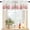 Pink, variant on Christmas Gingerbread 3 Pieces Kitchen Curtains Valances Set Red Short Curtain Rod Pocket Window Curtain Window Treatment Tiers Valances (Single Panel 54"x18",2 Tiers 27.5"x36")
