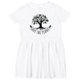 thumbnail image 3 of Inktastic Save the Planet Tree Design with Green Leaves Girls Toddler Dress, 3 of 5